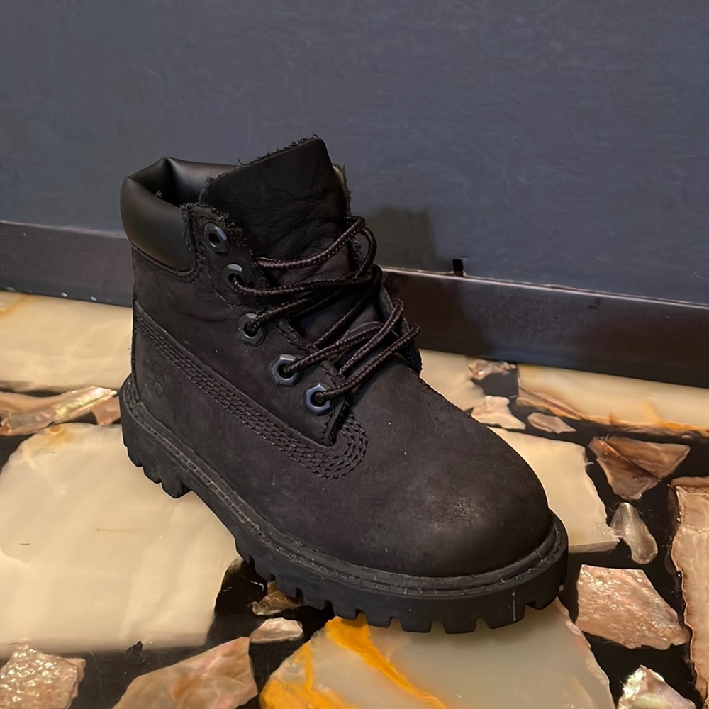 Girls toddler winter boots black timberlands